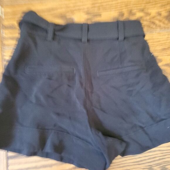 A.L.C. bronson belted high waist pleated black sho - Picture 4 of 5